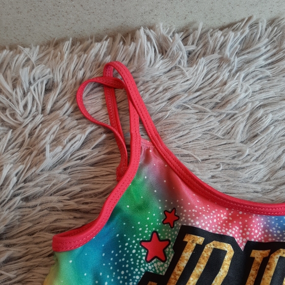 Jojo Siwa Rainbow One Piece Bathing Suits Size 5-6 - Picture 6 of 8